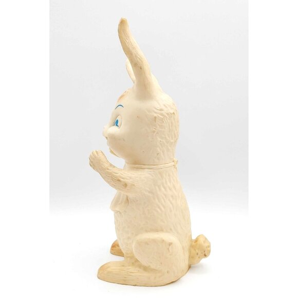 VTG Ashland Rubber Prod Bunny Rabbit Vinyl Rubber Squeak Toy Figure 1960's WORKS - Picture 4 of 5